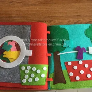 Korean Popular Baby Memory Soft Felt Fabric Quiet Book thumbnail-4