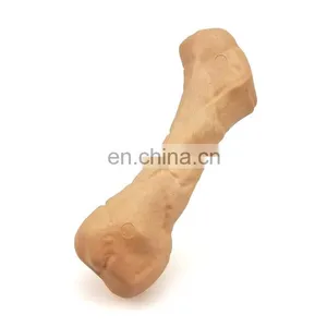2020 Wholesale Straw Material Eco-friendly Pet Productions Real-like Dog Chewing Bone thumbnail-5