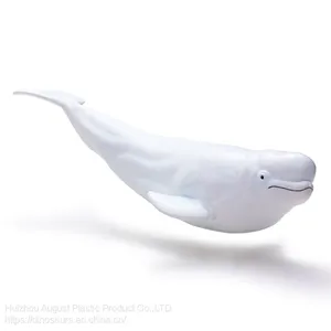 Factory Direct Sale Soft PVC Ocean Animal Figure Gift Toy Delphinapterus Leucas thumbnail-2