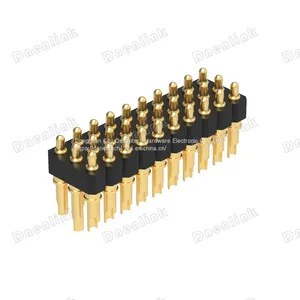 Dnenlink 2.54mm Pitch Triple Row H2.5mm Male HeaderSolder PogoPin Header thumbnail-3