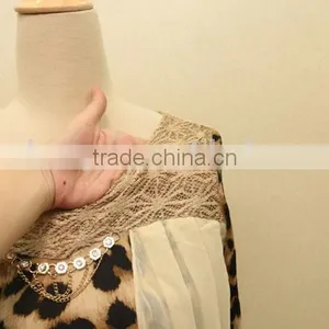 Leopard Print Chiffon Fashion Blouse thumbnail-2