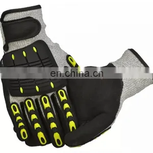 Construction Industrial Cut Resistant Protection Hand Safety Impact Gloves for Mechanic Working thumbnail-5
