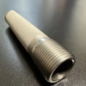 Sintered Porous Candle Filter With M30 Interface Porous Titanium Filter Powder Metallurgy Filtration PEM Electrolysers thumbnail-2