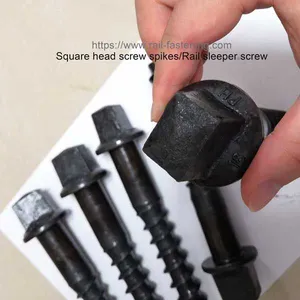 Oval Neck Track Bolt Rail Fish Bolt thumbnail-5