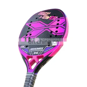 3K Carbon Fiber Rough Surface Beach Tennis Racket With Cover Bag For Adult Senior Player thumbnail-4