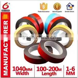 One Sided PE/EVA Foam Tape Coated Solvent Or Hot Melt Adhesive thumbnail-1