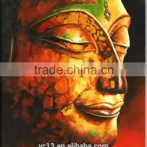 Copper EffectBuddha Handmade Oil Painting thumbnail-1