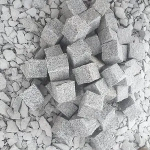 China G603 Grey Granite Cobbles Gray Granite Pavers Natural Split Cobbles thumbnail-5