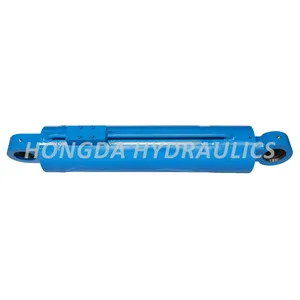 Hydraulic Cylinder for Bidirectional Lifting, Small-sized 40mm, Custom-made, Single-directional Oil Cylinder With 2-ton Pressure, Ear Ring Type, thumbnail-2