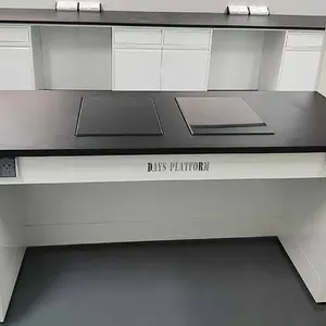 Laboratory All-Steel Class 100,000 Level 3 Vibration Isolation Table With Steel-Wood Work Surface thumbnail-3