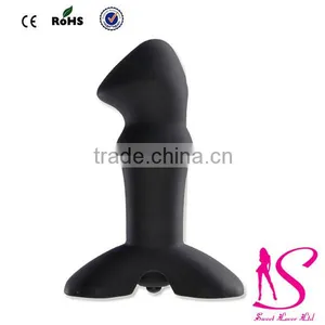 2016 OEM Powerful Vibrating Prostate Massager 100% Pure Silicone Anal Sex Toy for Men Anal and Butt Porducts thumbnail-1