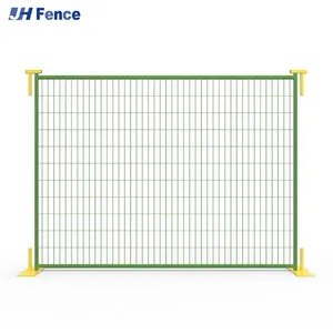 Canada Temporary Fence Stock Fence Galvanized 50*100mm Construction Canada Temporary Fence Wholesales Price thumbnail-1