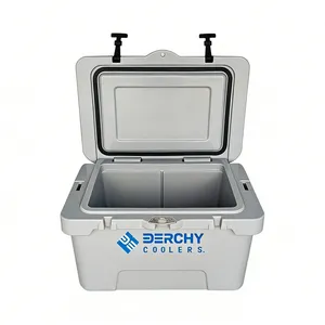 45 Quart Roto Molded Super Ice Cooler Large Ice Chest Long Term Ice Retention thumbnail-1