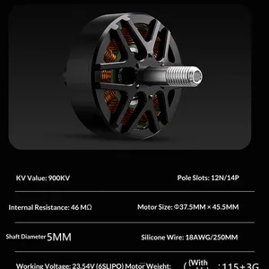 3115 Motor Micro Model Aircraft Cross-country Vehicle FPV Power Electric Vehicle Motor Multi-rotor Brushless Motor Unmanned Aerial Vehicle thumbnail-3