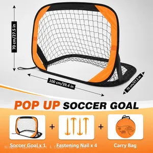 Kids Soccer Goals for Backyard Set, Portable Soccer Goal Nets, Pop Up Mini Toddler Soccer Net ,Outdoor Games Gifts for Kids thumbnail-2