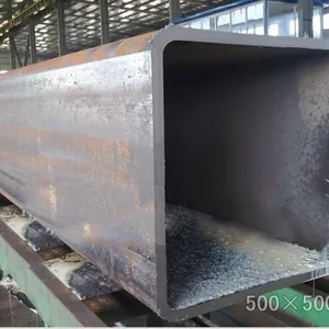 China Jiangsu Wuxi Carbon Hollow Section Pipe Q235 Mild Carbon Galvanized Weld Steel Rectangular/Square Pipe/Tube thumbnail-3