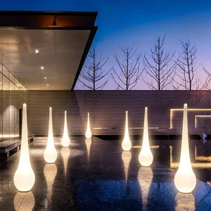 Wireless Remote Control Waterdrop Decor Table Lamp 16 Color Options Suitable for Hotel Restaurant Lighting thumbnail-4