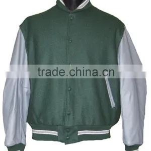 Men Varsity Baseball Jacket Vintage Letterman Jackets thumbnail-2