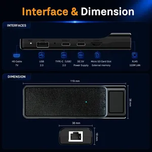 2026 Ruogood Latest Android14 HDMI TV Stick With OEM&ODM Customize for Digital Signage Player /IPTV /OTT thumbnail-5