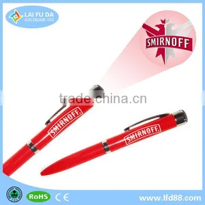 2015 Mini Led Laser Logo Projector Pen, LED Logo Projection Ballpoint Pen for School ,Promotional Pen With Led Light thumbnail-1