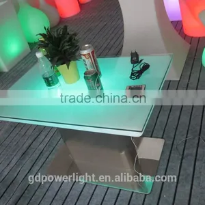 New PE Plastic Bar Table With LED Light and Remote Control YXF-8856 thumbnail-4
