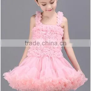 Fluffy Baby Evening Petti Dress, Sugar Plum Fairypink Pettskirts for Toddler Girls,Boutique Children Long Skirts thumbnail-5