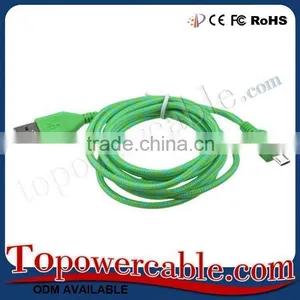 Bulk Buy From China Round Shaped Braided Nylon Mobile Data Cable thumbnail-4