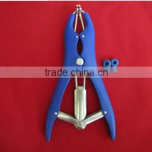 Elastrator Pliers Rubber Ring Applicator Top Quality/VETERINARY INSTRUMENTS thumbnail-1