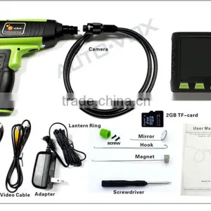 3.5" Monitor Industrial Pipe Car Video Inspection Endoscope Camera Borescope Quality Choice thumbnail-6