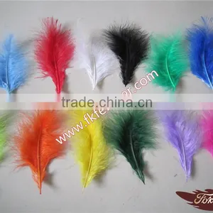 Wholesale Cheap DIY Craft Turkey Marabou Feather For Feather Mask And Feather Boa thumbnail-1