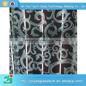Jinyao High Quality Acid Etched Figured Glass thumbnail-1