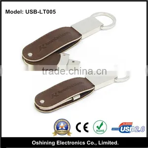 2016 Top Quality Leather USB Customized Logo thumbnail-3