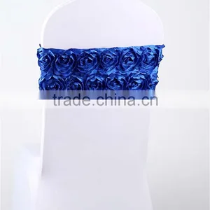 Elastic Flower Wedding Chair Cover Sashes Party Banquet Decoration thumbnail-5