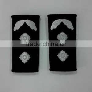 OEM High Quality Custom Embroidery Epaulette, Military Uniform Shoulder Board, Emblem Badges Quality Choice thumbnail-2