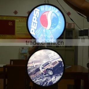 Edgelight PF9 ABS Plastic Light Box Double Sides Round Type Used for Exhibition thumbnail-6