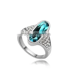 Crystal Wedding Rings thumbnail-1