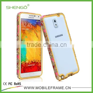 National Flavor Mobile Phone Metal Case/TPU Inlaid Phone Case for Samsung Note3 thumbnail-1