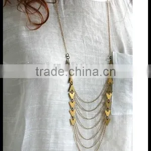 Delicate Layered Necklaces, Set of 4 Thin Gold Chain, 14K Gold Fill Dainty, Delicate Necklace Set by Layered Quality Choice thumbnail-6
