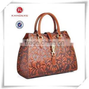 Fashion Trend Elegant Style Genuine Leather Handbag Wholesale thumbnail-1