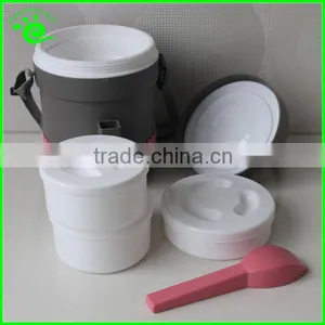 ~ BPA Free Plastic Microwave Safe Lunch Boxes With Spoon thumbnail-2