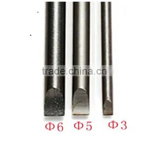3PCS/Lot S2 Steel Magnetic Slotted Screwdriver Bits Set Slotted Electric Screwdriver 75mm Length AR-55 thumbnail-2
