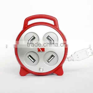 USB Hub Round Shape With 4 Ports 2.0 thumbnail-1