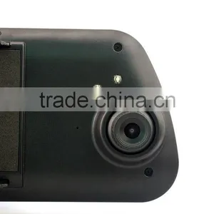 Supplier 5" TFT LCD Screen Night Vistion Dual Cams Rearview Mirror HD Car DVR thumbnail-5