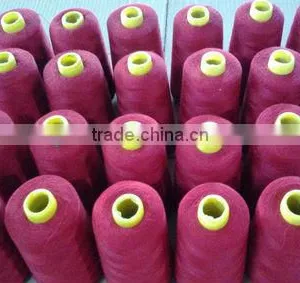 100% Dope Dyed Polyester Yarn Virgin Quality 8s-60s thumbnail-1