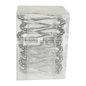 Shower Curtain Hooks/100% Metal Shower Curtain Hooks/304 Stainless Steel Curtain Hooks thumbnail-4