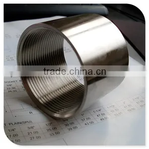 150LBS BSP Threaded Pipe Fittings Full Socket,SS316,2" thumbnail-1
