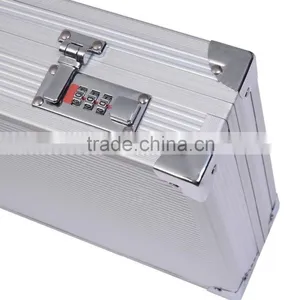 18.5" Aluminum Framed Locking Gun Pistol HandGun Lock Box Hard Storage Carry Case thumbnail-4