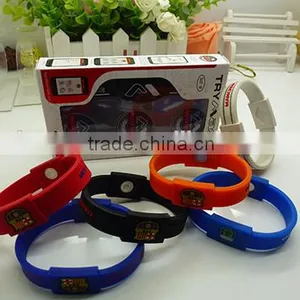 Cheap Rubber Silicone Bracelets With Debossed Logo Factory Audit thumbnail-1