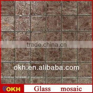 SH-J48024 Gold Foil Glass Mosaic Tile thumbnail-1