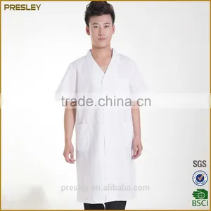 Cheap Price Doctor Uniforms or Lab Caot in 100% Cotton Comfortable Dirtproof thumbnail-2
